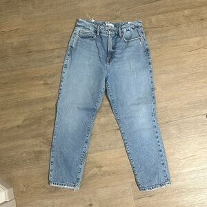 Go to American high-rise straight jeans